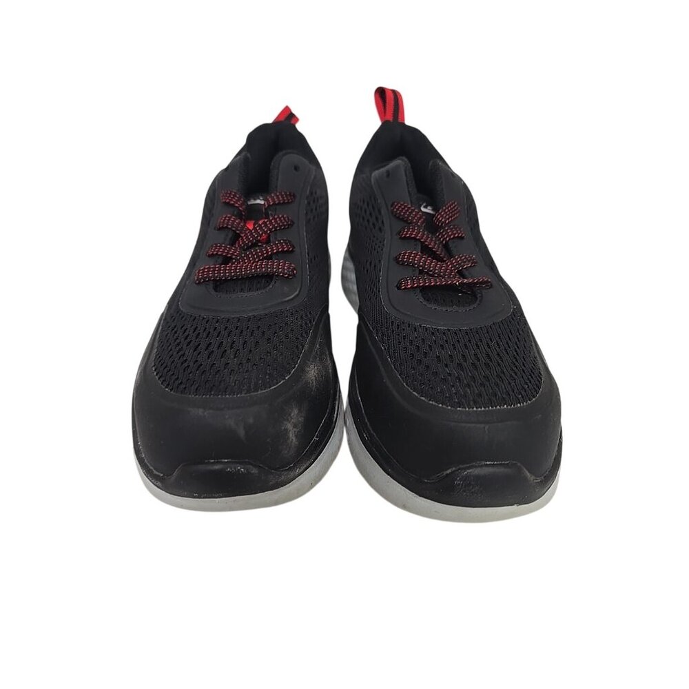 Skechers Women's Steel Toe Steel Plate Athletic Work Shoes 99997000 Black Red 6M - Picture 7 of 8
